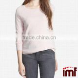 Solid Cashmere Sweater,Crew Neck Cashmere Sweater