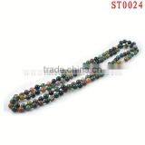 ST0024 Shine Nature Stone Hot Summer Fashion Attractive Necklace Wholesale thumbnail-1