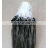 Fashionable Silk Straight Brazilian Micro Ring Loop Hair Extensions thumbnail-1