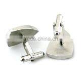 Stainless Steel & Red Wood Cross Peltate Cufflinks for Men With Gift Box thumbnail-2