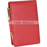 New Arrival Fashion Custom Deluxe Leather Flip Style Notepad thumbnail-2