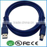 USB3.0 AM-BM Cable High Speed Cable Standard Port and 9 Core Wire For Printer