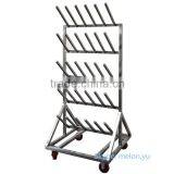 Factory direct sales 15-pair Stainless Steel Boot Rack/Mobile Boot Rack