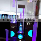 acrylic display holder and box with LED light for advertising