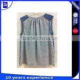 Mosaic Print Ruffle Vest thumbnail-1