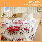 2013 100% Polyester Printed Flower Design Coral Fleece Blabket/throw thumbnail-1