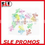 2015 novelty metal airplane shaped paper clips