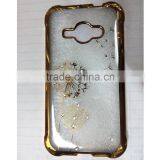 Hin Clear Crystal Rubber Plating TPU Soft Case Cover For Samsung Galaxy J1 MINI thumbnail-1