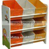 F0272 Kids Wooden Furniture Shelf thumbnail-1