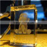 2015 Hot New Promotional Wedding Souvenir Led Crystal Keychains