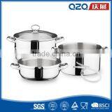 26cm Stainless Steel Fruit Steam Silver Juice Pot thumbnail-4
