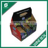 ACCEPT CUSTOM ORDER CORRUGATED WINE CARRIERS 6 PACK BOTTLES BEER CARRIERS thumbnail-5