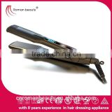 Titanium coated plateceramic Titanium ionic hair flat iron RM-40