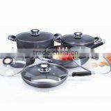 10pcs Non-stick Aluminum Cookware Set