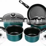 9pcs Iron Non-stick Cookware Set