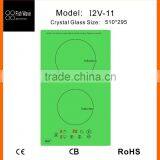 China Supplier Best Quality Plastic Cover Color Glass 2 Zones Domino Induction Cooker in Kitchen Appliance