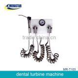 2/4 hole Mounted Dental Dentist Turbine Unit on the wall connect with air compressor