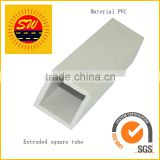 extruded rectangle plastic pvc pp tube