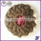 Fashion Knitted Hats Wool Felt Beret With Pom Poms Factory Professional Sales (can be Customized) thumbnail-3