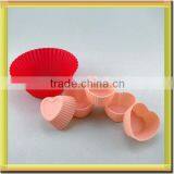 Multi Colors Heart Shape Make Cake Silicone Bakery Mold thumbnail-3