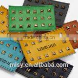 New Arrival Fashion Custom Embossed Leather Patch thumbnail-2