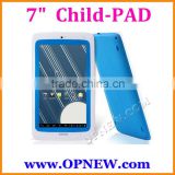 Wholesale 7 inch ChildPad Children Tablet PC Dual Core 1.5Ghz WIFI Android 4.2 7 Colors Cartoon Stock OPNEW