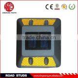 Aluminium footed led solar traffic road studs