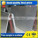 Five Bars Aluminum Tread Checkered Plate Sheet 5052 for Decoration