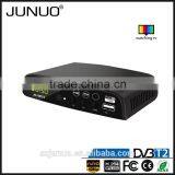 JUNUO shenzhen manufacture OEM quality FTA HD mpeg4 digital terrestrial tv decoder set top box dvb-t2 Nigeria