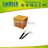 500 Ft. RG59 Siamese CCTV Combo Coaxial Cable Black - 20AWG RG59 + 18/2 18AWG Power