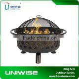 Antique High Quality Round Fire Pit Patio Garden Fireplace thumbnail-4