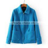 MXF1103 OEM manufacturer women fashion woolen coat blazer women