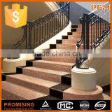 High Class Apartment Design Natual Beige Stone Balustrade for Stairs thumbnail-5