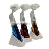 New design beautiful women use useful electric facial cleansing brush three colors