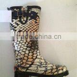 Fashion Style Cheap Women Rubber Rain Boots