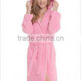 100% Cotton Velour Bathrobe Fashion Lady Shower Robe SPF Fashion Night Dress China Supplier Wholesale Pajama thumbnail-2