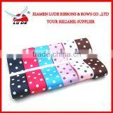 Gift Packing Use Dot Printed Ribbon
