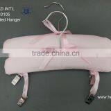 Satin Padded Clothes Kdis Clip Hangers Padded Coat Hangers Padded Baby Hangers and Padded Hangers With Clips thumbnail-1