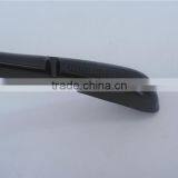 HEAD15 Inch Plastic Hanger Cheap in Blackr and Square Hook for Garment Wholesale thumbnail-2