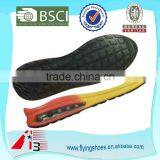 2015 Best quality PU shoes sole,air cushion sole PU outsole