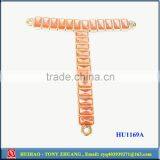 Blue Color Plastic Shoe Chain Buckle Decoration for Women Sandal HU1169B thumbnail-2