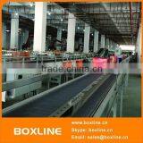 Modular plastic mesh flexible conveyor for cartons