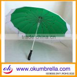 Top Quality Green Golf Umbrella With Long Shaft