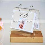 Clear Acrylic Table Calendar Office Calendar 4x6 thumbnail-2