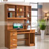 Self Assembling With Bookshelf and Drawer Writing Desk thumbnail-6