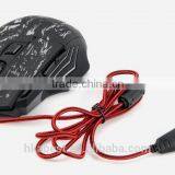 LED Lighting DPI 3D 7 Buttons Computer Notebook Gaming USB Wire Game Mouse thumbnail-6