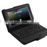 Detachable Wireless Bluetooth Keyboard Leather Case for Google Nexus 7 With Black