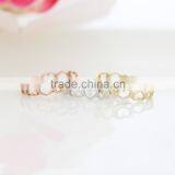 Unique Design Ladies Heart-shaped Metal Rings Finger Rings With Heart Shape thumbnail-2