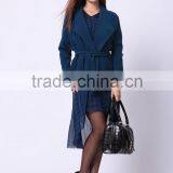 2016 PRETTY STEPS Winter Collections Plus Size Fashion Slim Navy Short Jacket for Woman Casual Coat Casacos thumbnail-3