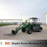 Everun New Condition ER1500 Telescopic Wheel Loader With Pallet Forks thumbnail-1